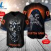 NFL Denver Broncos Scary Halloween Personalized Baseball Jersey - Gift For Halloween 3 NFL Denver Broncos Scary Halloween Personalized Baseball Jersey