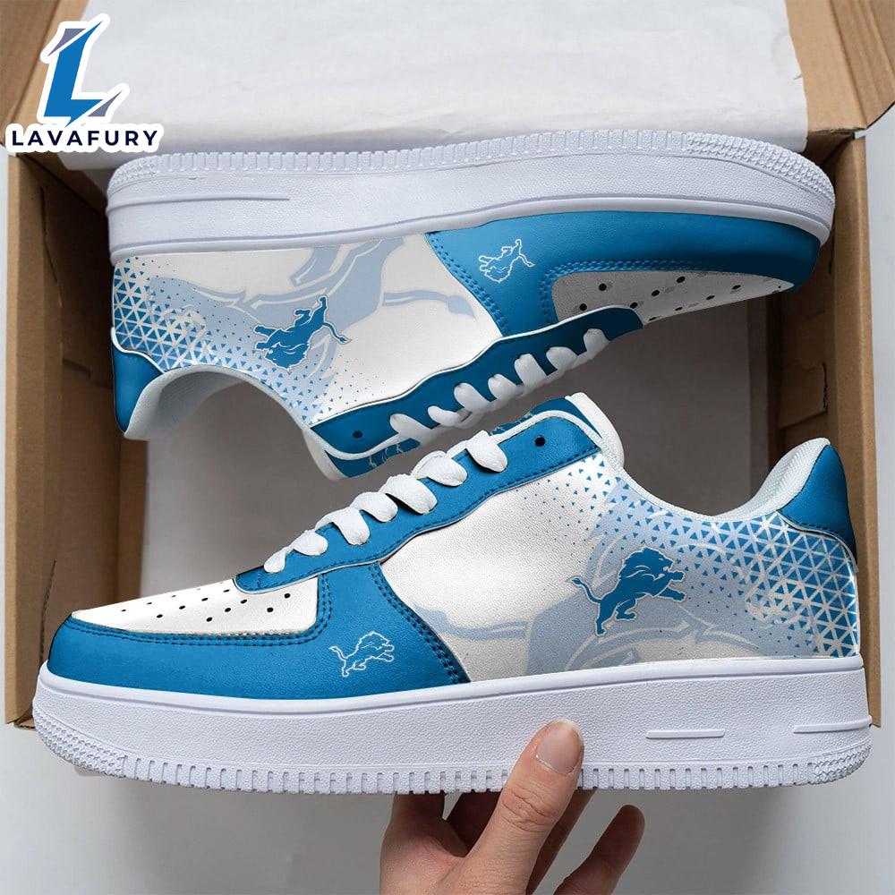 NFL Detroit Lions Air Force 1 Sneakers Sport Gift Summer NFL Shoes NFL Detroit Lions Air Force 1 Sneakers Sport Gift Summer NFL Shoes