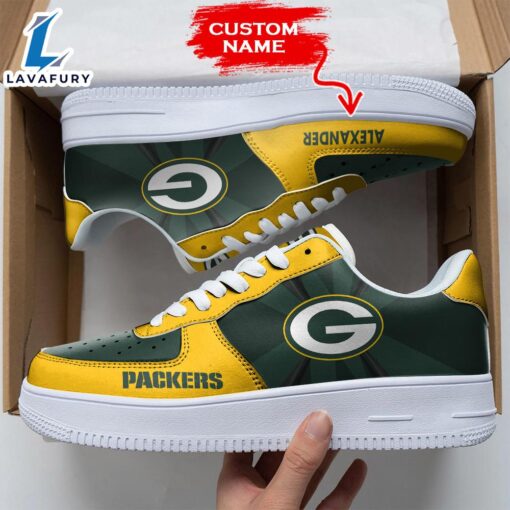 NFL Green Bay Packers Custom Air Force 1 Sneakers For Fans NFL Shoes