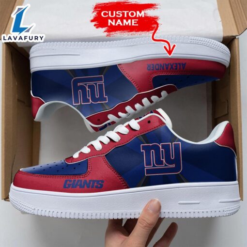 NFL New York Giants Custom Air Force 1 Sneakers For Fans NFL Shoes