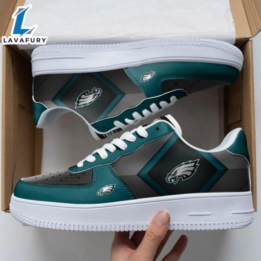 NFL Philadelphia Eagles Air Force 1 Sneakers For Fans NFL Shoes