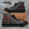 Pantera Mouth For War Shoes, Dimebag Darrell, Pantera High Top Shoes