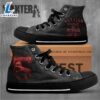 Pantera Vulgar Dissplay Of Power Shoes, Dimebag Darrell, Pantera High Top Shoes