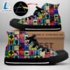 Pink Floyd Symbol Colorful Shoes, Pink Floyd High Top Shoes For Fans 2 Pink Floyd Symbol Colorful Shoes, Pink Floyd High Top Shoes