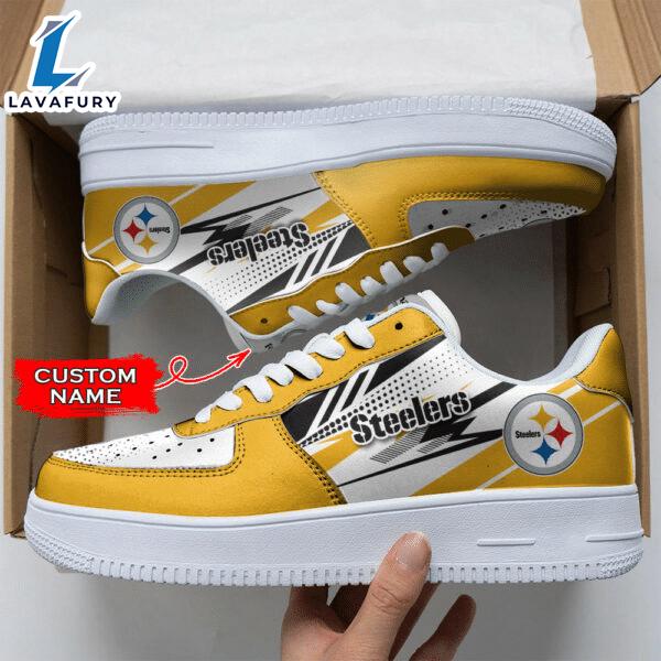 Pittsburgh Steelers NFL Personalized Air Force 1 Shoes NFL Shoes Pittsburgh Steelers NFL Personalized Air Force 1 Shoes NFL Shoes