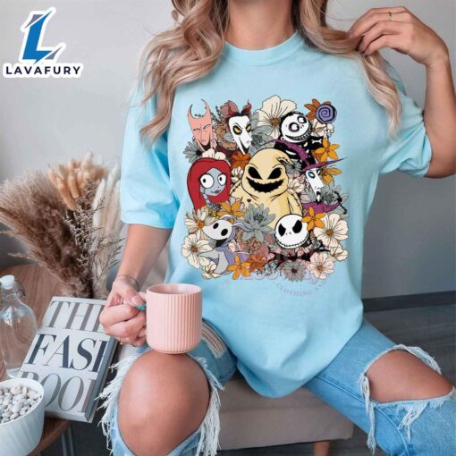 Sally Jack Skeleton and Friends Halloween Shirt – Gift  For Halloween