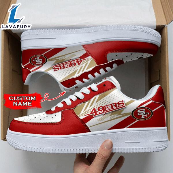 San Francisco 49Ers NFL Personalized Air Force 1 Shoes NFL Shoes San Francisco 49Ers NFL Personalized Air Force 1 Shoes NFL Shoes