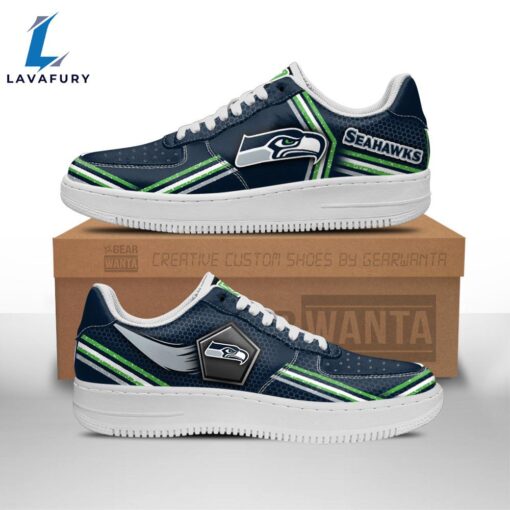 Seattle Seahawks Air Sneakers Custom Force Shoes For Fans NFL Shoes
