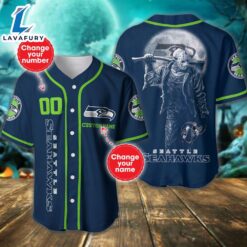 Seattle Seahawks Horror Movie Personalized…