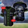 Seattle Seahawks NFL Skull Logo Personalized Baseball Jersey - Gift For Halloween 3 Seattle Seahawks NFL Skull Logo Personalized Baseball Jersey