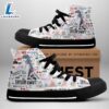 Taylor Swift Hightlight Stickers, Swiftie,Taylor Swift High Top Canvas Shoes For Fans 2 Taylor Swift Hightlight Stickers, Swiftie,Taylor Swift High Top Canvas Shoes