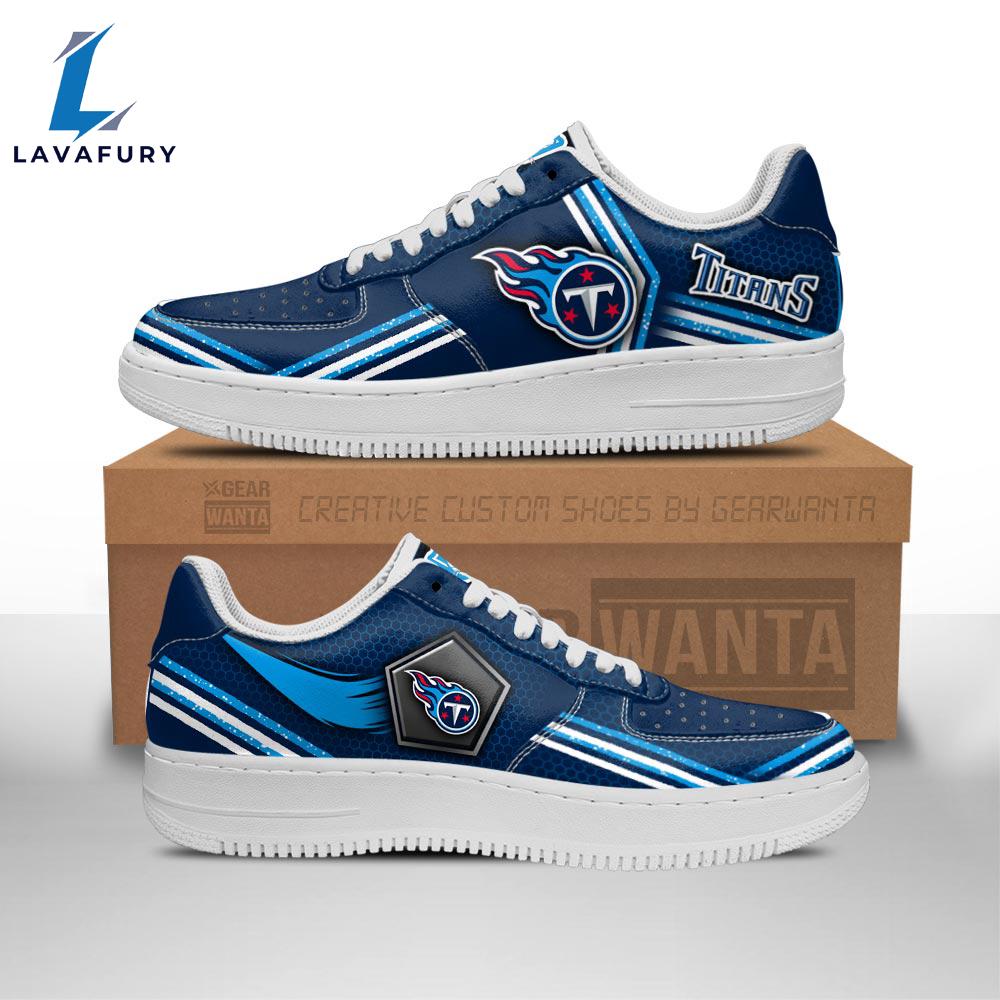 Tennessee Titans Air Sneakers Custom Force Shoes For Fans NFL Shoes Tennessee Titans Air Sneakers Custom Force Shoes For Fans NFL Shoes