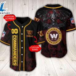 Washington Commanders NFL Baseball Jersey…