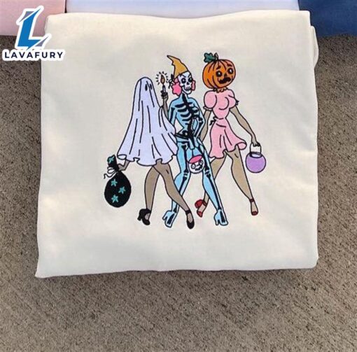 90s Halloween Ghouls Sweatshirt For Man And Women