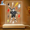 Acdc Band Music Led Light With Wooden Base Gift Christmas - Music Night Light 3 Acdc Band Music Led Light With Wooden Base Gift Christmas