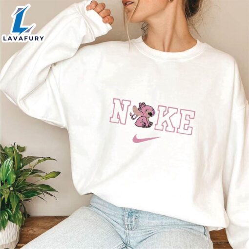 Angel Stitch  Logo Embroidered Sweatshirt  For Man And Women