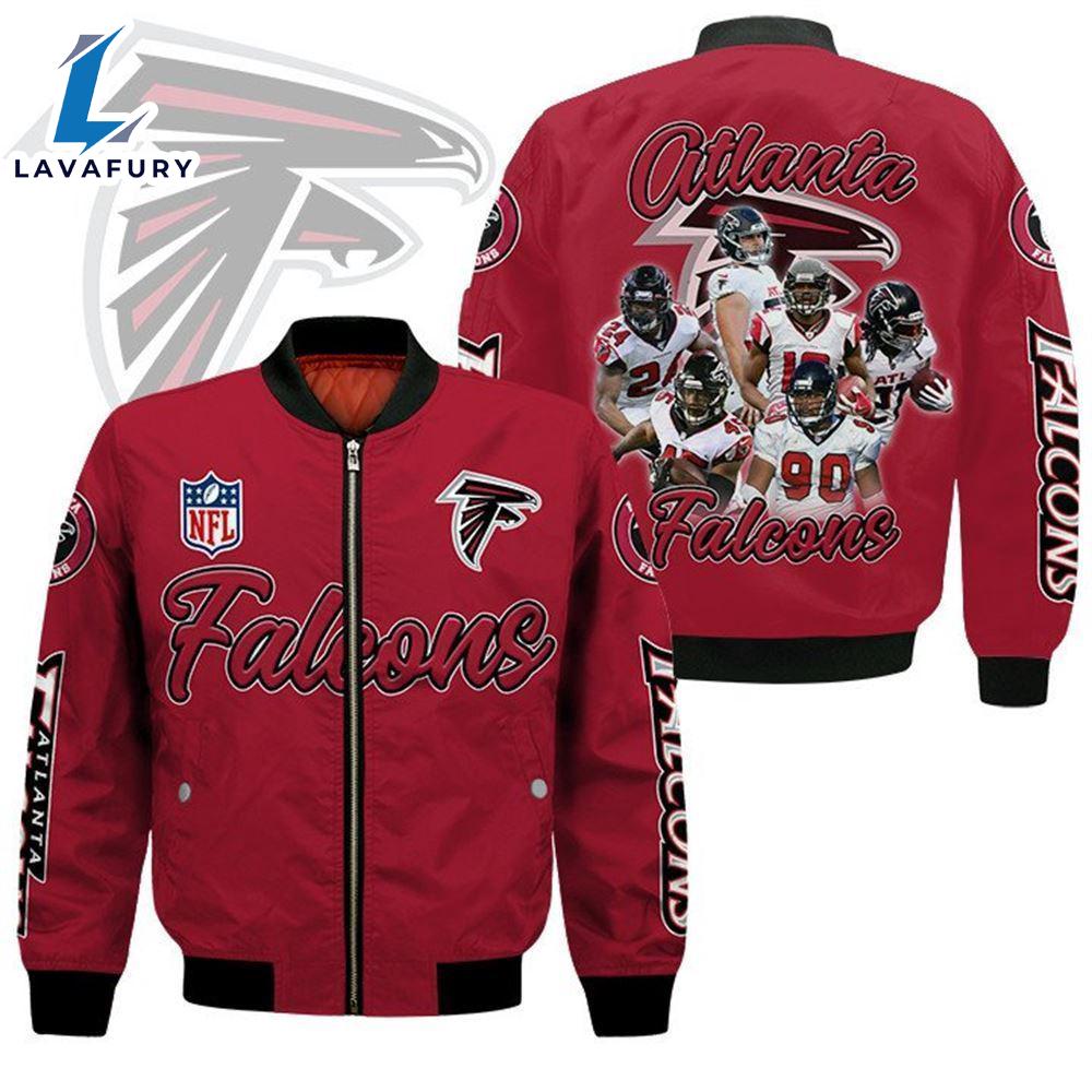 Atlanta Falcons Players Nfl Bomber Jacket For Fans Atlanta Falcons Players Nfl Bomber Jacket For Fans