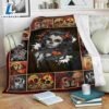 Beauty Skull Halloween Sofa Fleece Throw Blanket Halloween Gifts