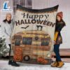 Camping Boo Halloween Sofa Fleece Throw Blanket Halloween Gifts