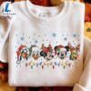 Christmas Embroidered Sweatshirt, Disney Character Embroidery Shirt 2 Christmas Embroidered Sweatshirt, Disney Character Embroidery Shirt