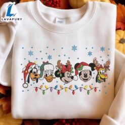 Christmas Embroidered Sweatshirt, Disney Character…
