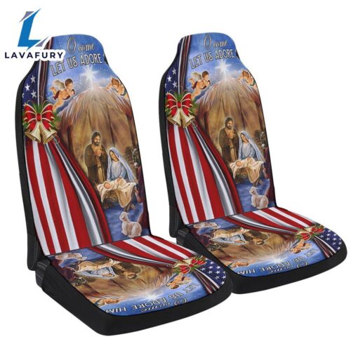 Christmas Nativity Of Jesus Seat Cover Cars – Christian Seat Cover