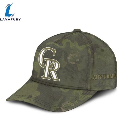 Colorado Rockies Military Appreciation Month 3D Classic Caps