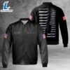 Custom Name Delta Airlines Fleet AOP Fleece Bomber Jacket