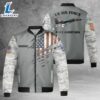 Custom Name US Air Force F-111 Aardvark AOP Fleece Bomber Jacket