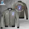 Custom Name US Army 173rd Airborne Brigade AOP Fleece Bomber Jacket