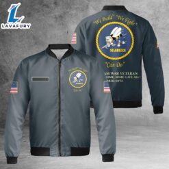 Custom Name US NAVY Seabees…