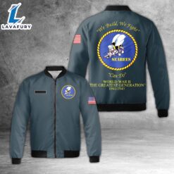 Custom Name US NAVY Seabees…
