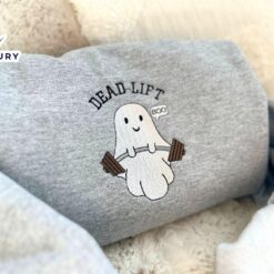 Deadlift Ghost Embroidered Sweatshirt For…