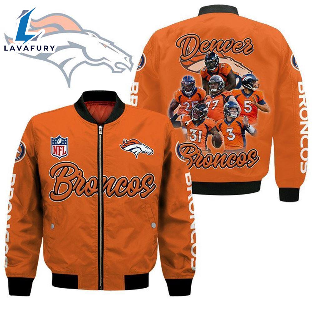 Denver Broncos Players Nfl Bomber Jacket For Fans Denver Broncos Players Nfl Bomber Jacket For Fans