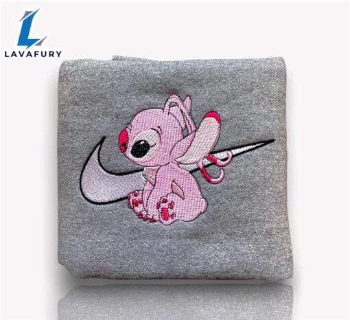 Disney Angel  Logo Embroidered Shirt For Man And Women