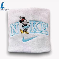 Disney Minnie Blue Logo Embroidered…