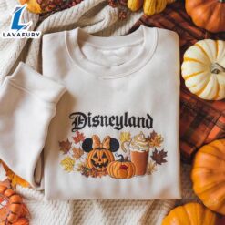 Disneyland Fall Embroidered Sweatshirt, Mickey…