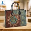 Dog Mom Pattern Leather Bag Dog Mom Gift Ideas Christ Gifts Leather Bags