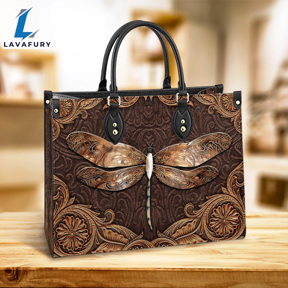Dragonfly Earthtoned Leather Bag Christ Gifts Leather Bags Christian Leather Bag Dragonfly Earthtoned Leather Bag Christ Gifts Leather Bags Christian Leather Bag