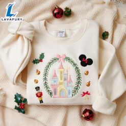EMBROIDERED Disney Coquette Bow Christmas…