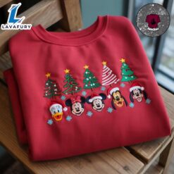 Embroidered Mickey and friend christmas…