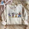EMBROIDERED Mickey Mouse Friends Sweatshirt, Disney Characters Crewneck
