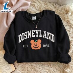 Embroidered Mickey Pumpkin Sweatshirt, Disneyland…