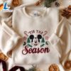 EMBROIDERED Mickey 'Tis the Season Christmas Sweatshirt 2 EMBROIDERED Mickey 'Tis the Season Christmas Sweatshirt