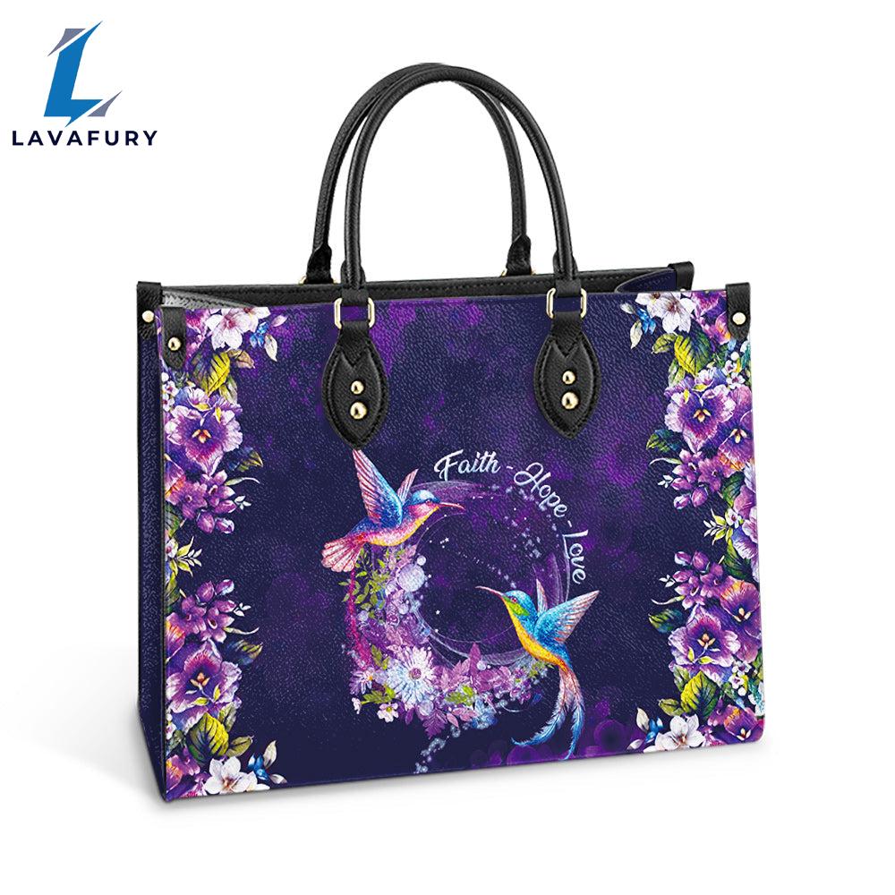 Faith Hope Love Hummingbird Leather Bag Christ Gifts Leather Bags Christian Leather Bag Faith Hope Love Hummingbird Leather Bag Christ Gifts Leather Bags Christian Leather Bag