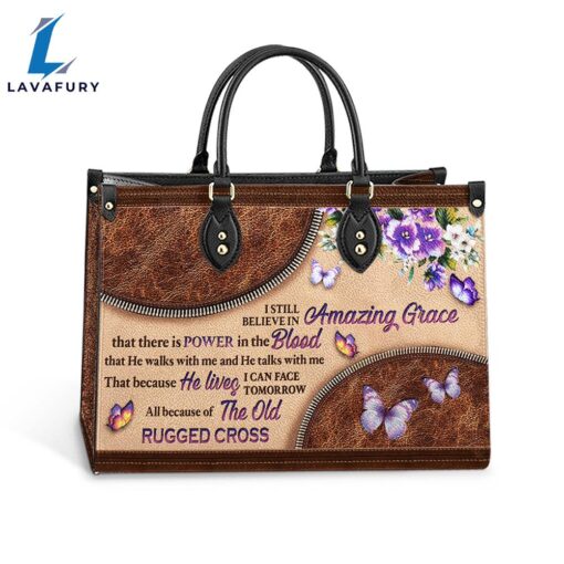 Faith I Still Believe 2 Leather Bag Christ Gifts Leather Bags Christian Leather Bag