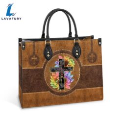 Faith Sunflower Cross Leather Bag…