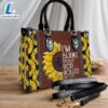 Faith Sunflower Funny Leather Bag Christ Gifts Leather Bags