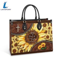 Faith Sunflower Leather Bag Christ…