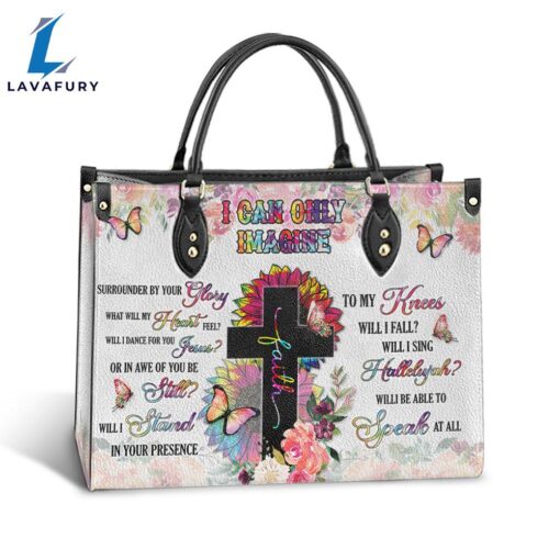 Faith Surrounded By Your Glory 1leather Bag Christ Gifts Leather Bags Christian Leather Bag